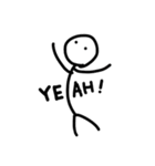 棒人間(simple)（個別スタンプ：4）