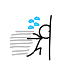 棒人間(simple)（個別スタンプ：8）