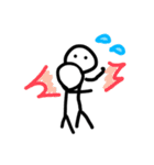 棒人間(simple)（個別スタンプ：11）