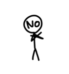 棒人間(simple)（個別スタンプ：16）