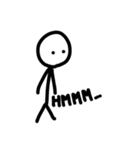 棒人間(simple)（個別スタンプ：20）