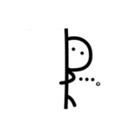 棒人間(simple)（個別スタンプ：21）