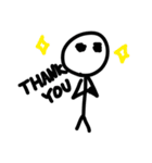 棒人間(simple)（個別スタンプ：24）
