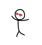 棒人間(simple)（個別スタンプ：25）