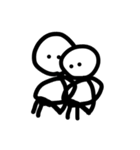 棒人間(simple)（個別スタンプ：32）