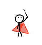 棒人間(simple)（個別スタンプ：36）