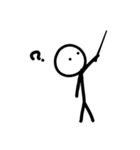 棒人間(simple)（個別スタンプ：37）