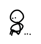 棒人間(simple)（個別スタンプ：40）