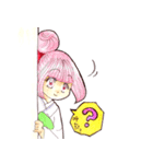 お着物三人娘ヨキコトキク2（個別スタンプ：17）