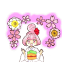 お着物三人娘ヨキコトキク2（個別スタンプ：29）