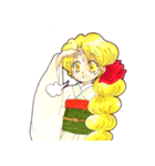 お着物三人娘ヨキコトキク2（個別スタンプ：33）