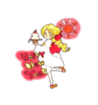 お着物三人娘ヨキコトキク2（個別スタンプ：36）