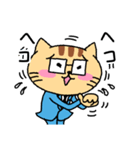 働く敬語ネコ（個別スタンプ：22）