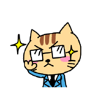 働く敬語ネコ（個別スタンプ：35）