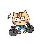 働く敬語ネコ（個別スタンプ：40）