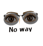 Eyes Only (English Version)（個別スタンプ：30）