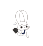 うささんときつねさん（個別スタンプ：4）