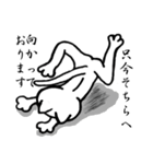 白いにゃんこと何となく丁寧な言葉遣い（個別スタンプ：33）