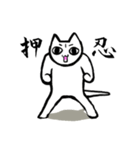 今日も闘う！ねこ師匠（個別スタンプ：11）