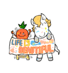 白馬の48「ちいさなスタンプの物語」（個別スタンプ：40）