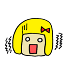 ヘルメッ子の40面相スタンプ（個別スタンプ：14）