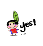 Indah ethnic boy（個別スタンプ：4）