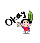 Indah ethnic boy（個別スタンプ：6）