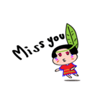 Indah ethnic boy（個別スタンプ：7）