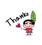 Indah ethnic boy（個別スタンプ：8）