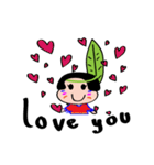 Indah ethnic boy（個別スタンプ：9）