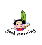 Indah ethnic boy（個別スタンプ：12）
