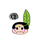 Indah ethnic boy（個別スタンプ：16）