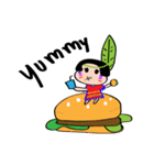 Indah ethnic boy（個別スタンプ：23）