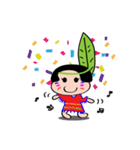 Indah ethnic boy（個別スタンプ：26）
