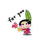 Indah ethnic boy（個別スタンプ：27）