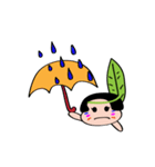 Indah ethnic boy（個別スタンプ：30）