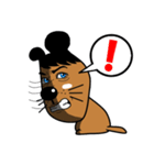 目力つよい犬（個別スタンプ：5）