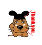 目力つよい犬（個別スタンプ：35）