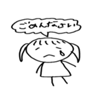 絵心0！マリンちゃんの落書き＆毒うさ（個別スタンプ：25）