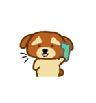 まゆげ犬 いちろく（個別スタンプ：36）
