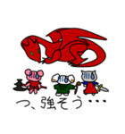 RPGスタンプ（ネコ、イヌ、クマ）（個別スタンプ：5）