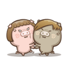 Fat pig couple（個別スタンプ：24）