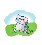 銀とねずみにゃんの毎日vol.2（個別スタンプ：11）