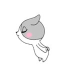 オレンジとハチワレ（個別スタンプ：2）