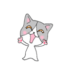 オレンジとハチワレ（個別スタンプ：38）