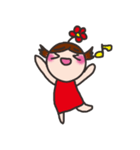 ポケットサイズのはなちゃん（個別スタンプ：6）