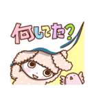 ♫モコモコうさぎ♫（個別スタンプ：3）