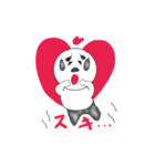 雪ん子犬（個別スタンプ：4）