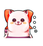 不思議なおばけ猫コーフィ ふてぶてしい版（個別スタンプ：11）