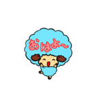 アフロなひつじん（個別スタンプ：2）